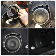 佛山順德寶馬320Li升級汽車音響改裝----順德道聲汽車音響...