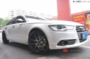 奧迪A6L升級19寸MHT NICHE M130輪轂配米其林輪胎 完美展示.