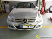 【鋒程車改】廣州番禺雙光透鏡改裝—奔馳C180升級(jí)原裝海...