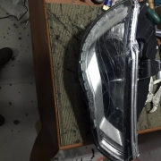 衡水改燈 藝邦汽車照明 奧迪A3改裝美標(biāo)Q5透鏡 雙色水晶淚眼