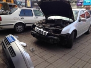 老款寶來大燈改裝雙光透鏡氙氣大燈總成