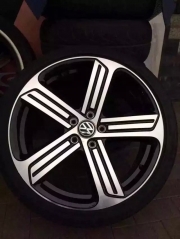 [輪轂輪胎] 新車拆下：高爾夫七代R 19寸鈴胎一套
