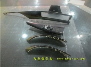 [內(nèi)飾] 深圳汽車貼膜改顏色寶馬3系內(nèi)飾施工高光真碳纖維