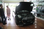 成都新寶馬mini改車燈海拉5透鏡歐司朗45W氙氣大燈編程