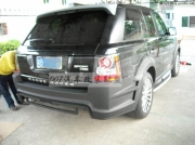 Landrover08-12年款路虎攬勝運動版改裝XDC排氣管尾翼寬體大包圍