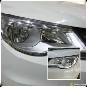 【鋒程車改】大眾途觀原車燈光不夠用進(jìn)行升級改裝原裝海3