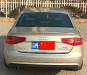 奧迪A4L改裝TINOX排氣管尾段雙鼓四出