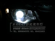 本田鋒范車燈改造鋒范改Q5雙光透鏡天使眼惡魔眼大燈