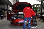 【高爾夫7車燈大燈總成U天使眼行車燈雙光透鏡氙氣燈專業(yè).
