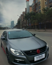 大眾cc風暴藍車身改色