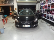 馬自達6音響改裝 品質(zhì)源于專業(yè) 細節(jié)決定成敗 ——鹽城道聲