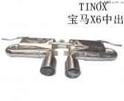 寶馬X6改裝TINOX排氣管中出效果圖