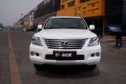 雷克薩斯LX570珠光白車身改色