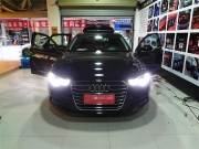 鹽城道聲--奧迪A6L音響改裝 原車音響升級 車門隔音