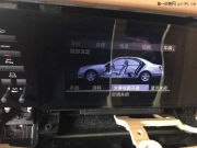 老款W221奔馳S300加裝改裝原廠分屏顯示
