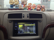中华尊驰无损换装歌乐DVD导航主机NX403CII支持2015春季凯立德