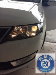 上海藍精靈專業(yè)改燈斯柯達昕動改裝小糸Q5雙光透鏡歐司朗...
