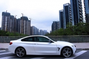寶馬435i貝殼白車身改色