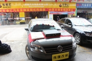 廣西南寧偉強(qiáng)汽車(chē)改裝（大眾朗逸改裝全車(chē)獅龍隔音）