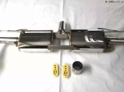 寶馬X6改裝TINOX排氣管尾段雙鼓四出排氣